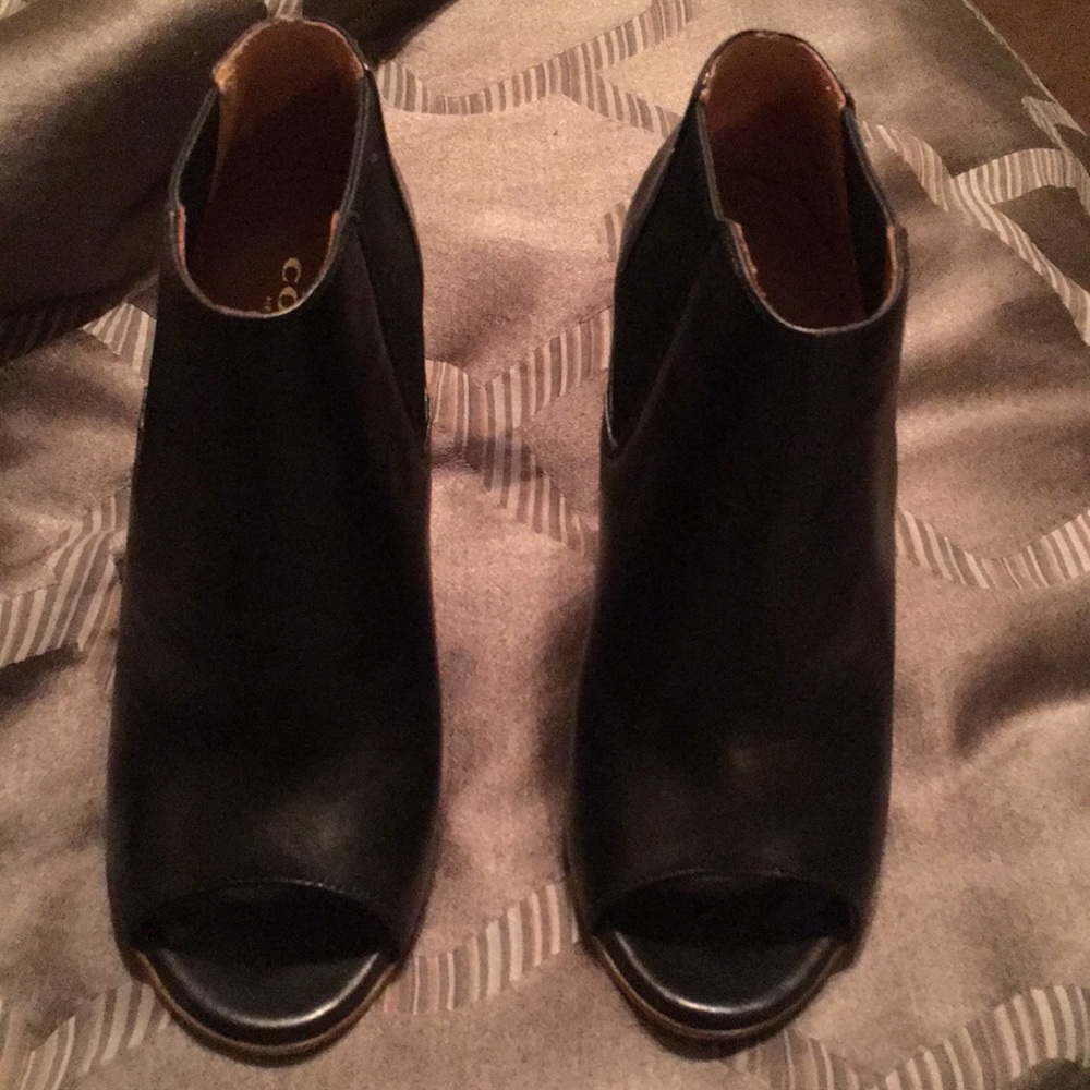 Coach booties... worn once